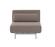 Lisse Convertible Beige Fabric Chair Bed