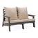Alpine Poly Lumber 4-Piece Weather Resistant Patio Conversation Set - Beige by LeisureMod