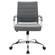 Benmar Leather Office Chair Grey by LeisureMod