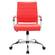 Benmar Leather Office Chair Red by LeisureMod