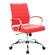Benmar Leather Office Chair Red by LeisureMod