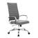 Benmar High-Back Home Leather Office Chair, Grey by LeisureMod