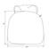 Modern Black Dining Chair Cushion Pads by LeisureMod