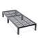 Chelsea Black Modern Aluminum Outdoor Chaise Lounge Chair w/Cushions by Leisuremod