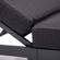 Chelsea Black Modern Outdoor Chaise Lounge Chair Set of 2 w/Side Table & Cushions by LeisureMod