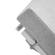Chelsea Modern Outdoor White Chaise Lounge Chair w/Cushions (Set of 2) - Light Grey by LeisureMod
