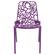Modern Devon Aluminum Chair Purple by LeisureMod