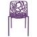 Modern Devon Aluminum Chair Purple by LeisureMod