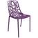 Modern Devon Aluminum Chair Purple by LeisureMod