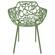 Modern Devon A Aluminum Chair Khaki Green, Set of 4 by LeisureMod