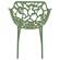 Modern Devon A Aluminum Chair Khaki Green, Set of 4 by LeisureMod