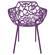 Modern Devon A Aluminum Chair Purple by LeisureMod