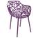 Modern Devon A Aluminum Chair Purple by LeisureMod