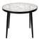 Devon Black Tree Design Glass Top Aluminum Base Indoor/Outdoor End Table by LeisureMod