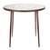 Devon Brown Tree Design Glass Top Aluminum Base Indoor/Outdoor Bistro Dining Table by LeisureMod