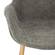 Markley Olive Green Modern Leather Dining Armchair w/Gold Metal Legs by Leisuremod
