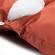 Hanging 2 person Egg Swing Cushion Dark Orange by LeisureMod