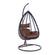 Wicker Hanging Egg Swing Chair - Brown by LeisureMod