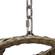 Beige Wicker Hanging Egg Swing Chair - Blue by LeisureMod