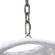White Wicker Hanging Egg Swing Chair - Cherry by LeisureMod