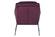 Harmony Velvet Accent Armchair, Olive Purple by LeisureMod
