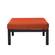 Hamilton 6-Piece Aluminum Patio Conversation Set w/Cushions - Orange by LeisureMod