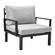 Hamilton 7-Piece Aluminum Patio Conversation Set w/Coffee Table & Cushions - Light Grey by LeisureMod