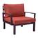 Hamilton 7-Piece Aluminum Patio Conversation Set w/Coffee Table & Cushions - Red by LeisureMod