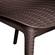 Kent Outdoor Dining Arm Chair Brown by LeisureMod