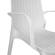 Kent Outdoor Dining Arm Chair White by LeisureMod