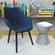 Milburn Tufted Denim Lounge Chair by LeisureMod