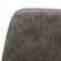 Markley Modern Leather Dining Chair w/Gold Legs Grey, Set of 2 by LeisureMod