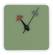 Manchester Mint Modern Design Square Silent Non-Ticking Wall Clock by LeisureMod