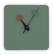 Manchester Ocean Green Modern Design Square Silent Non-Ticking Wall Clock by LeisureMod