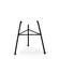 Montara Black Modern 3 Piece Outdoor Acapulco Lounge Patio Set w/Glass Top Table by Leisuremod