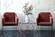 Malibu Modern Octagon Glass Top Coffee Table w/Geometric Base Black by LeisureMod