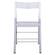 Menno Modern Clear Acrylic Folding Chair by LeisureMod