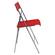 Menno Modern Red Acrylic Folding Chair by LeisureMod