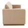 Nervo Modern Mid-Century Upholstered Velvet Sofa w/Gold Frame - Beige by LeisureMod