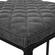 Quincy Quilted Stitched Leather Bar Stools With Metal Frame, Charcoal Black by LeisureMod