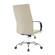 Sonora Tan Modern High-Back Tall Adjustable Height Leather Conference Office Chair w/Tilt & 360 Degree Swivel by Leisuremod