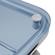 Victorian Foldable End Side Table Tray, Blue by LeisureMod