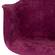 Willow Velvet Eiffel Wooden Base Accent Chair Set of 2 Purple by LeisureMod