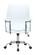 Winchester White Home Leather Office Chair by LeisureMod