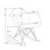 Wilson Twill Fabric Eiffel Rocking Chair by LeisureMod