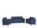 Langford Navy Blue Sofa by Lifestyle Solutions