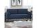 Langford Navy Blue Sofa by Lifestyle Solutions