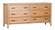 Luna 6 Drawer Dresser Natural by Comfort Pure