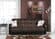 Luna Chocolate Convertible Sofa Bed by Bellona