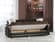 Luna Chocolate Convertible Sofa Bed by Bellona
